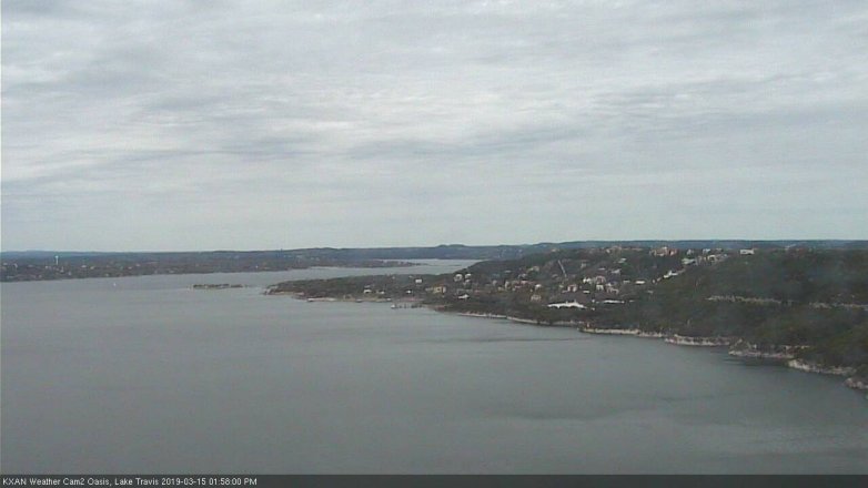 Lake Travis webcam, March 15, 2019 1:00 PM CT