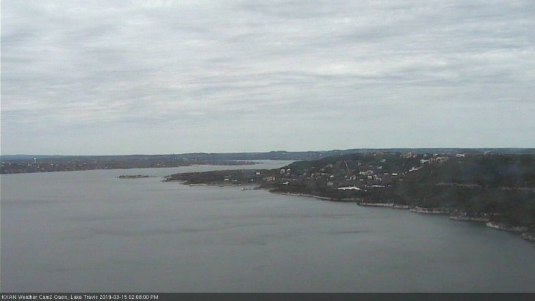 Lake Travis webcam, March 15, 2019 1:10 PM CT