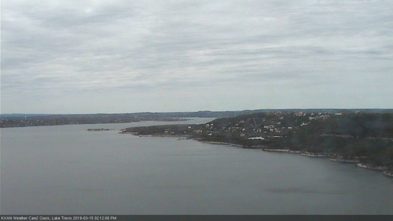 Lake Travis webcam, March 15, 2019 1:15 PM CT