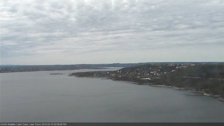 Lake Travis webcam, March 15, 2019 2:00 PM CT