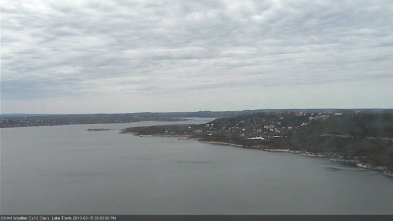 Lake Travis webcam, March 15, 2019 2:05 PM CT