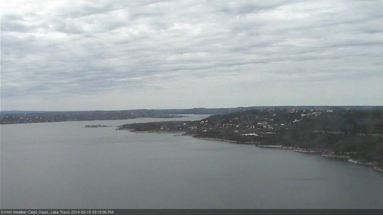 Lake Travis webcam, March 15, 2019 2:20 PM CT