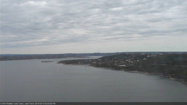 Lake Travis webcam, March 15, 2019 2:45 PM CT