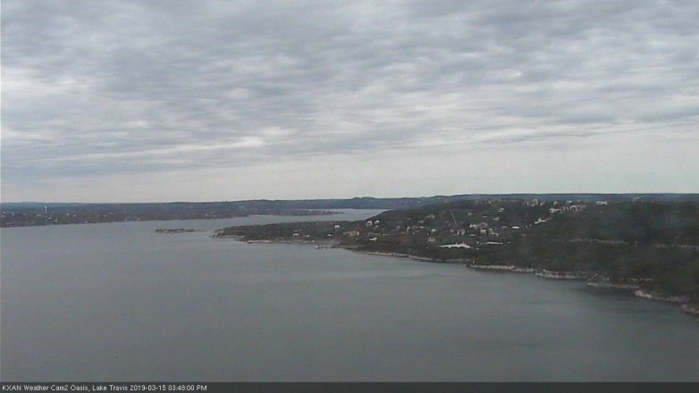 Lake Travis webcam, March 15, 2019 2:50 PM CT