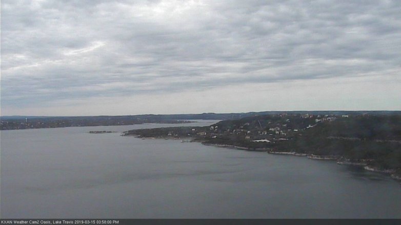 Lake Travis webcam, March 15, 2019 3:00 PM CT