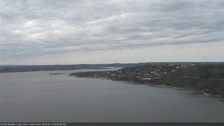 Lake Travis webcam, March 15, 2019 3:05 PM CT