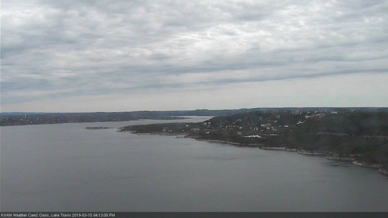 Lake Travis webcam, March 15, 2019 3:15 PM CT