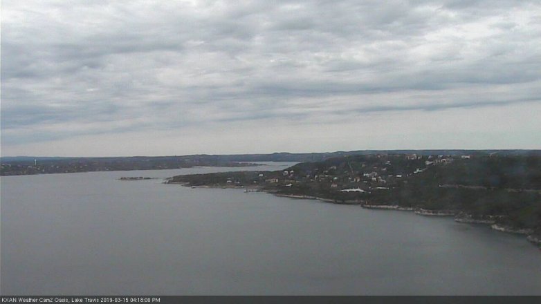 Lake Travis webcam, March 15, 2019 3:20 PM CT