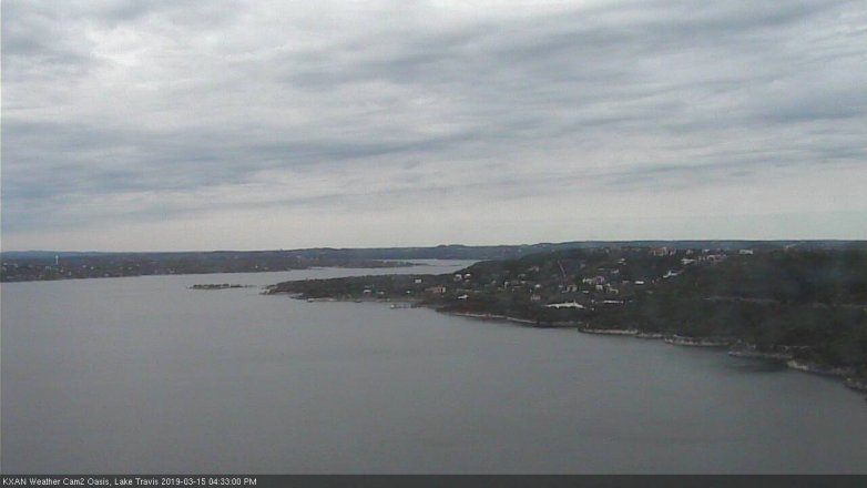 Lake Travis webcam, March 15, 2019 3:35 PM CT