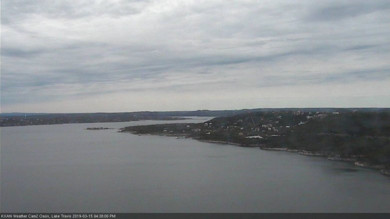 Lake Travis webcam, March 15, 2019 3:40 PM CT