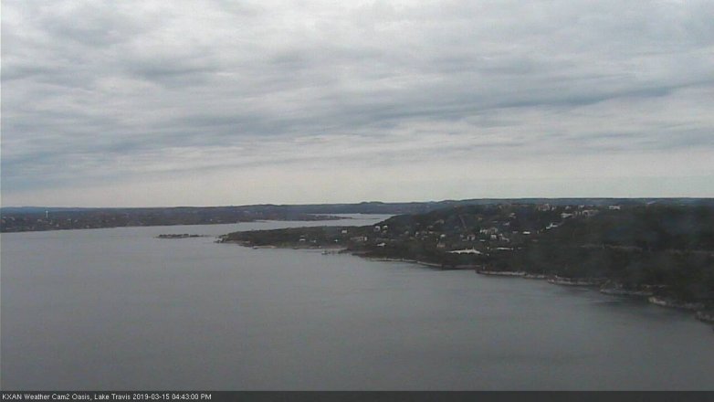 Lake Travis webcam, March 15, 2019 3:45 PM CT