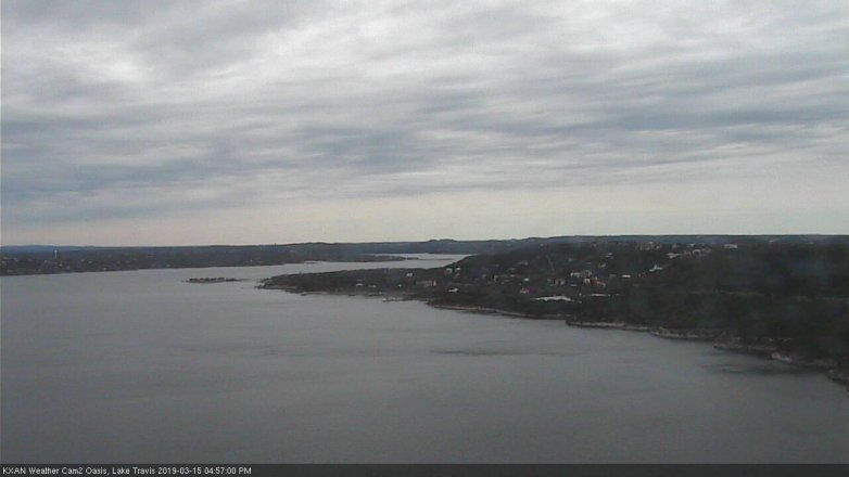 Lake Travis webcam, March 15, 2019 4:00 PM CT