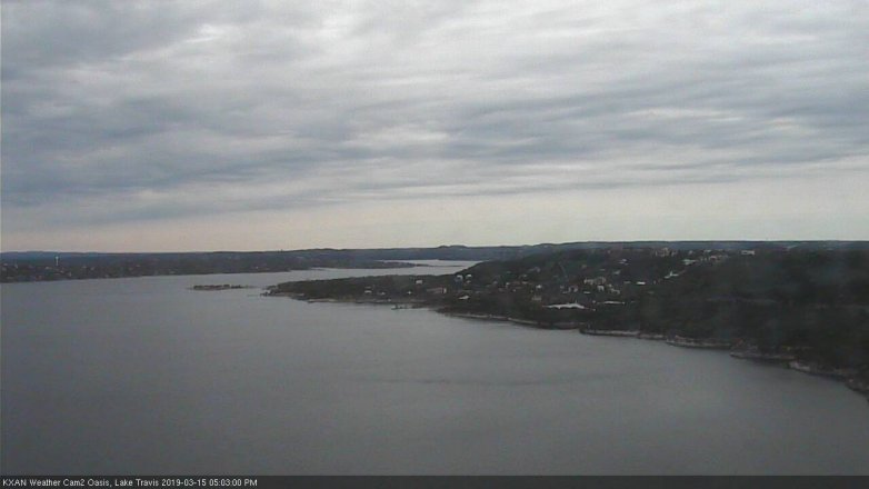 Lake Travis webcam, March 15, 2019 4:05 PM CT