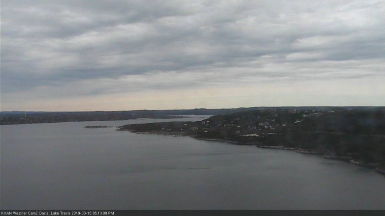 Lake Travis webcam, March 15, 2019 4:15 PM CT