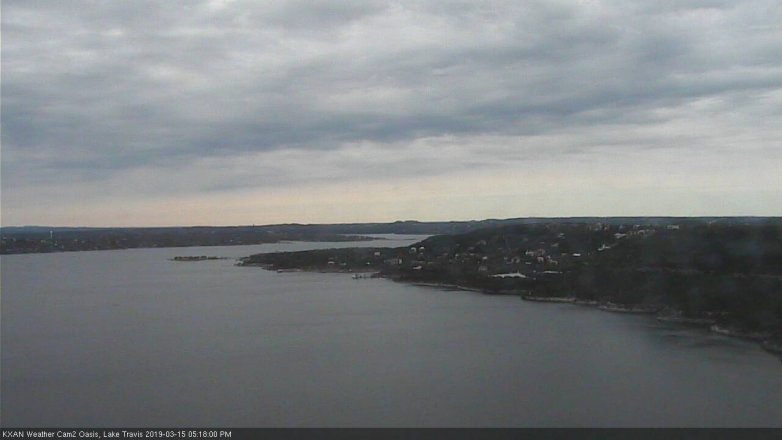 Lake Travis webcam, March 15, 2019 4:20 PM CT