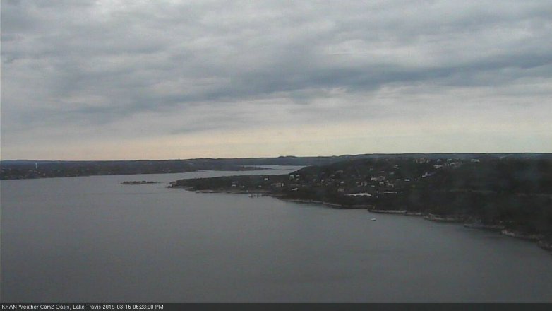 Lake Travis webcam, March 15, 2019 4:25 PM CT