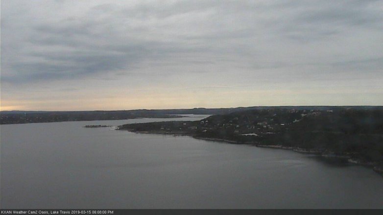 Lake Travis webcam, March 15, 2019 5:10 PM CT