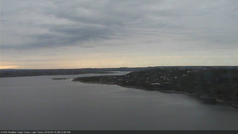 Lake Travis webcam, March 15, 2019 5:15 PM CT