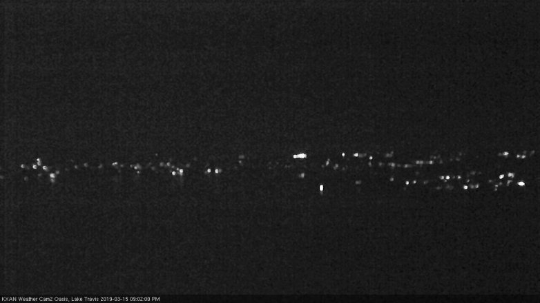 Lake Travis webcam, March 15, 2019 8:05 PM CT
