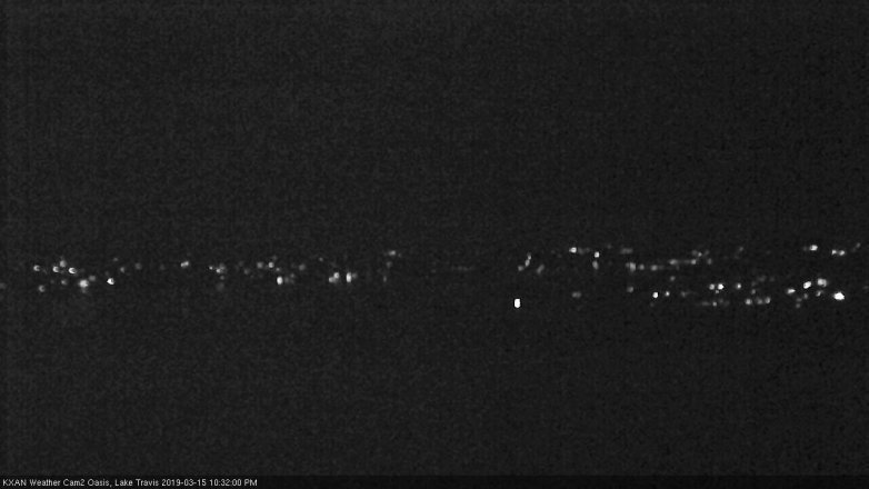 Lake Travis webcam, March 15, 2019 9:35 PM CT