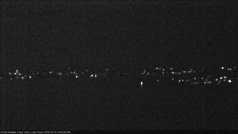 Lake Travis webcam, March 15, 2019 9:55 PM CT
