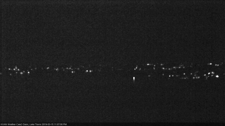 Lake Travis webcam, March 15, 2019 10:10 PM CT
