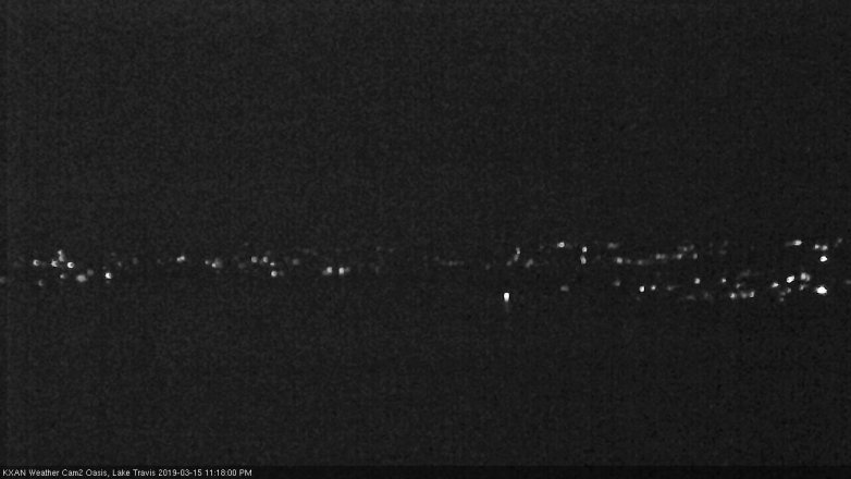 Lake Travis webcam, March 15, 2019 10:20 PM CT