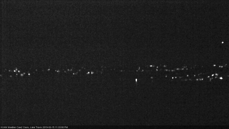 Lake Travis webcam, March 15, 2019 10:35 PM CT