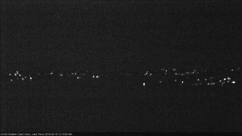 Lake Travis webcam, March 15, 2019 11:15 PM CT