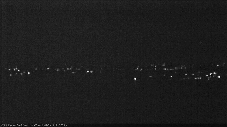 Lake Travis webcam, March 15, 2019 11:20 PM CT