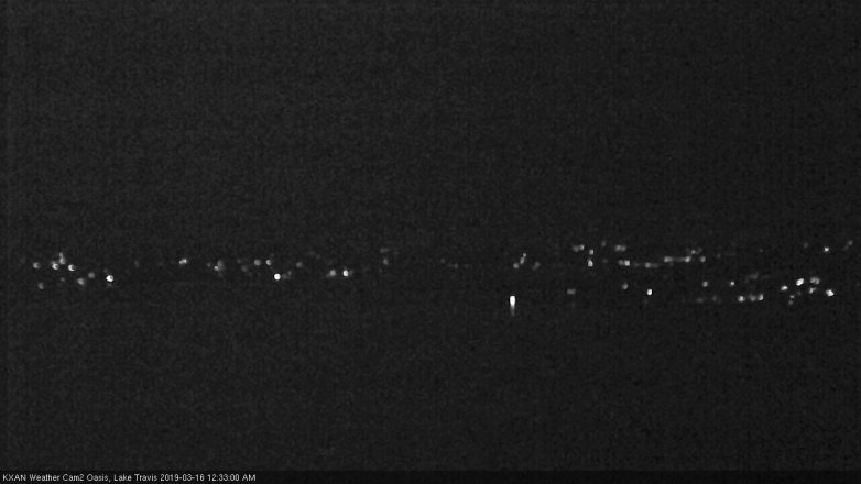 Lake Travis webcam, March 15, 2019 11:35 PM CT