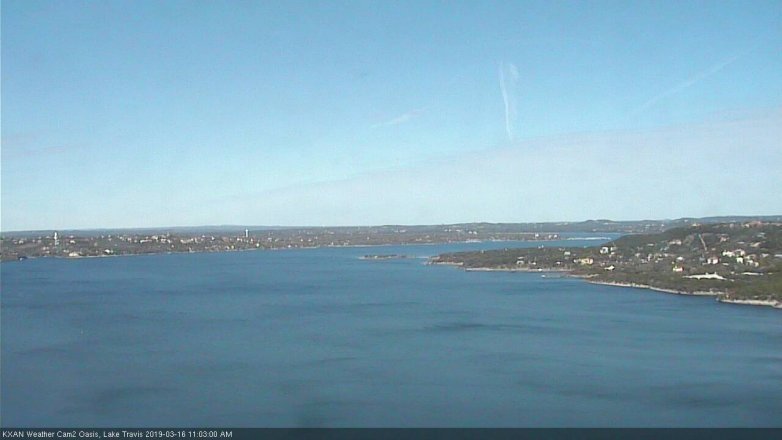 Lake Travis webcam, March 16, 2019 10:05 AM CT
