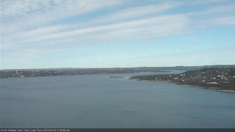 Lake Travis webcam, March 16, 2019 10:30 AM CT