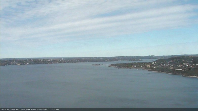 Lake Travis webcam, March 16, 2019 10:35 AM CT