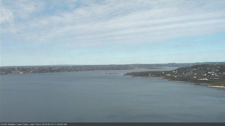 Lake Travis webcam, March 16, 2019 10:45 AM CT