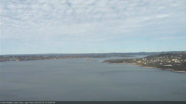 Lake Travis webcam, March 16, 2019 11:20 AM CT