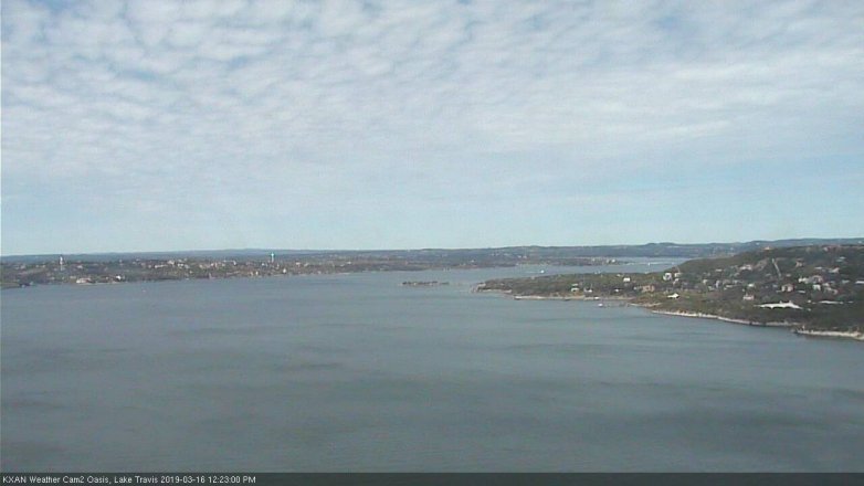 Lake Travis webcam, March 16, 2019 11:25 AM CT