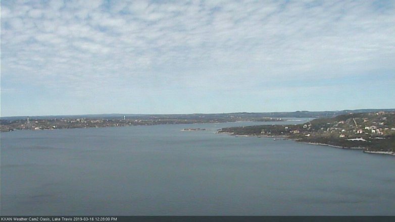 Lake Travis webcam, March 16, 2019 11:30 AM CT