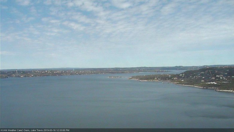 Lake Travis webcam, March 16, 2019 11:35 AM CT