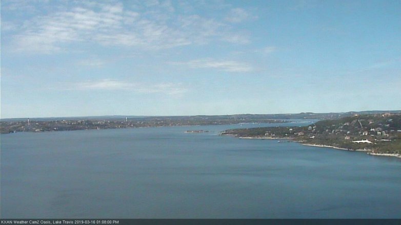 Lake Travis webcam, March 16, 2019 12:10 PM CT