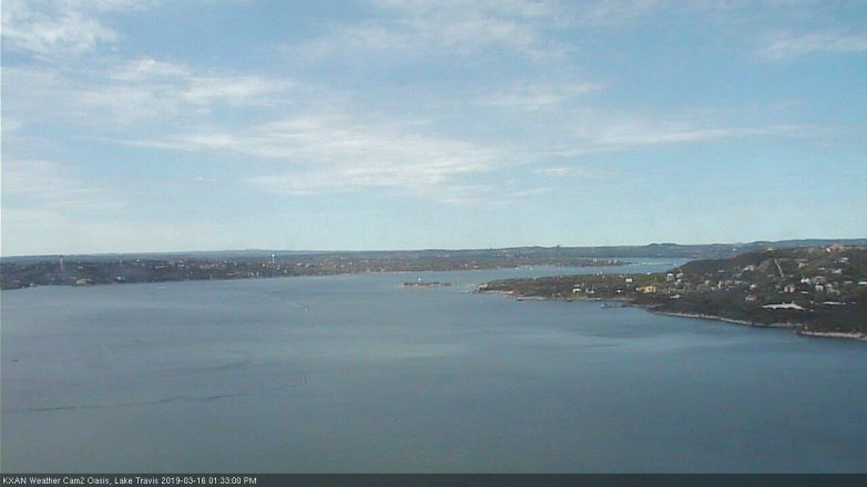 Lake Travis webcam, March 16, 2019 12:35 PM CT