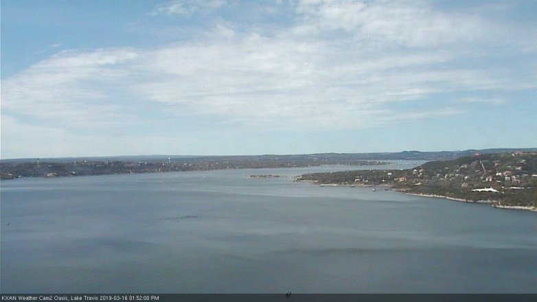 Lake Travis webcam, March 16, 2019 12:55 PM CT