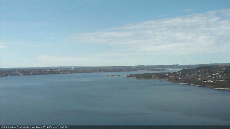 Lake Travis webcam, March 16, 2019 1:25 PM CT