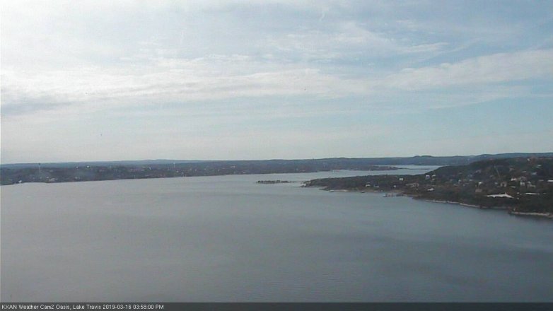 Lake Travis webcam, March 16, 2019 3:00 PM CT