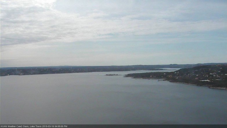 Lake Travis webcam, March 16, 2019 3:10 PM CT
