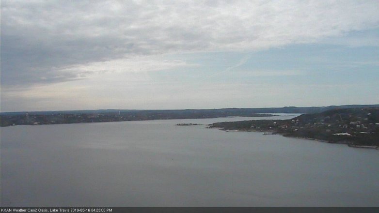 Lake Travis webcam, March 16, 2019 3:25 PM CT