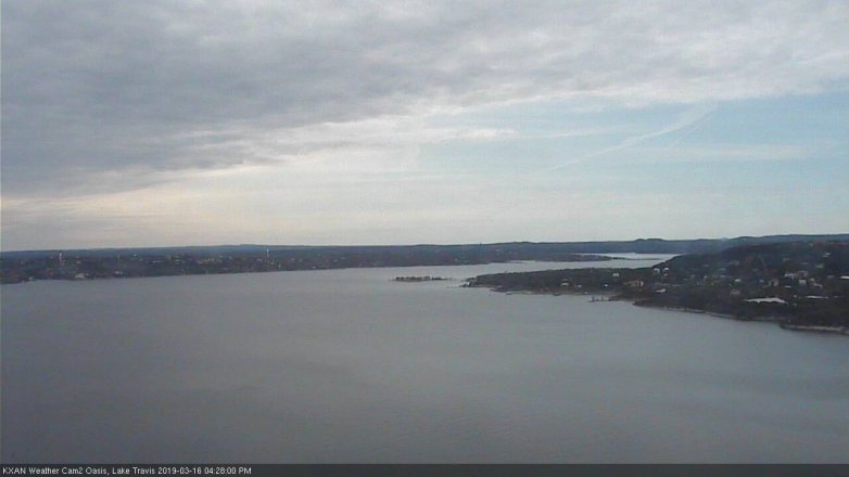 Lake Travis webcam, March 16, 2019 3:30 PM CT