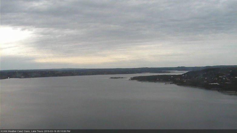 Lake Travis webcam, March 16, 2019 4:20 PM CT
