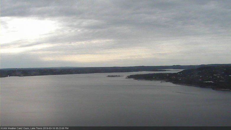 Lake Travis webcam, March 16, 2019 4:25 PM CT