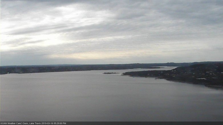 Lake Travis webcam, March 16, 2019 4:30 PM CT